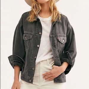 Levi’s Dad Trucker Denim Jacket Washed Black